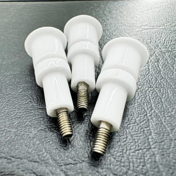 High Insulating Alumina Ceramic Screw Al2O3 Rod Shape Connecting Bolt Mental High Temperature Feature Welding Cutting Included - Image 2