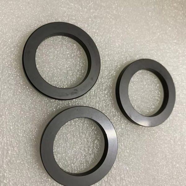 Welding and Cutting Processed Wear-Resistant SSIC Silicon Carbide Seal Ring Atmospheric Pressure Ceramic Ring Parts