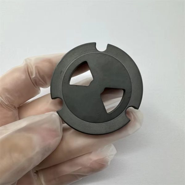 Manufacturer Custom Design Sintered Parts SIC Silicon Carbide Water Valve Disc