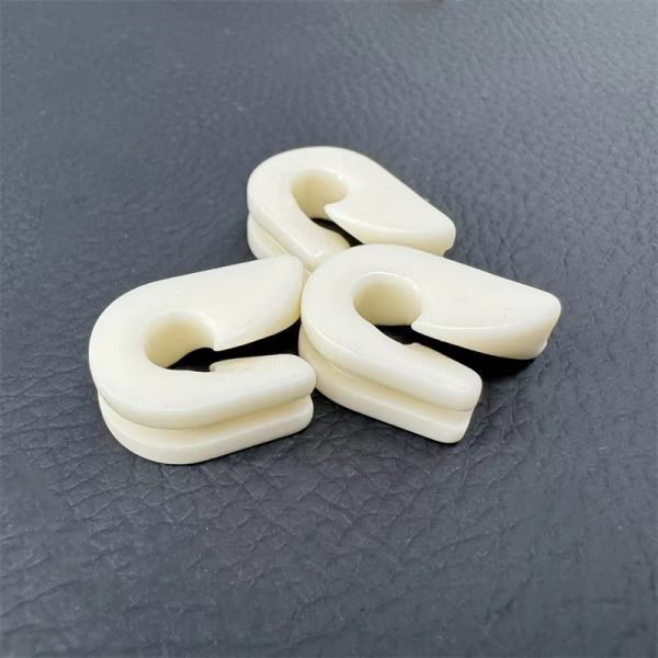 99% Alumina Ceramic U Type Slit Wire Guide for Textile Long Life Wear Resistance Customizable Services Welding Cutting Bending - Image 2