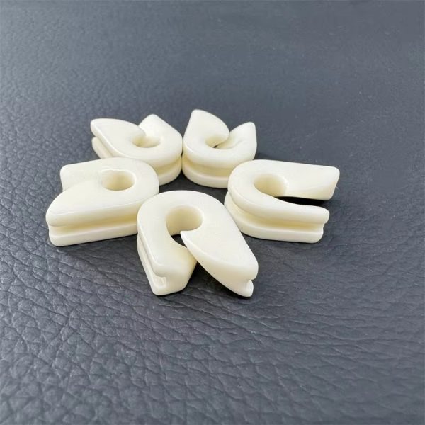 99% Alumina Ceramic U Type Slit Wire Guide for Textile Long Life Wear Resistance Customizable Services Welding Cutting Bending