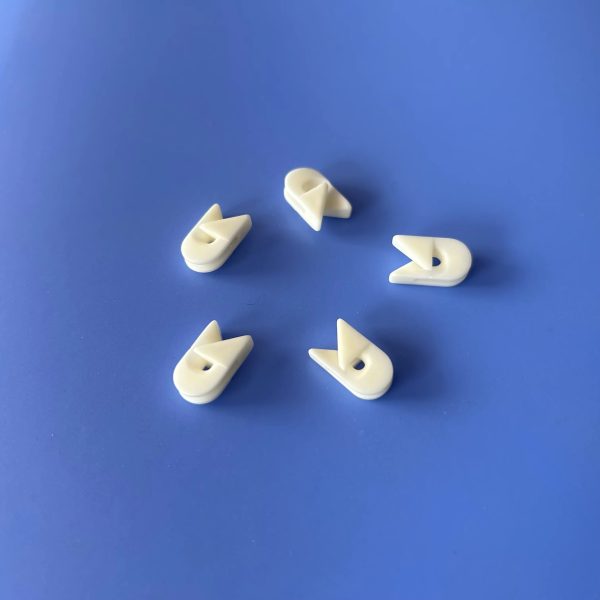 Wholesale Precision Ceramic Lock Block Alumina Electronic Ceramics Parts Wire Guide Welding Cutting Polishing Punching Services