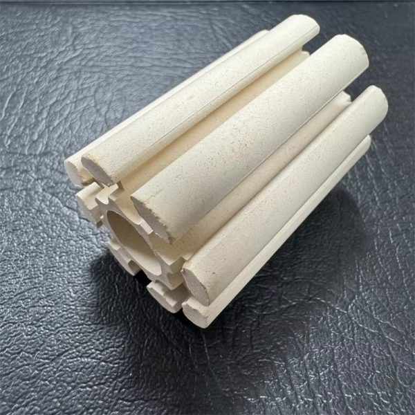 High-Temperature Refractory Ceramic Winding Tube Heating Element Cordierite Ceramic Bobbin Tube Welding Cutting Processing