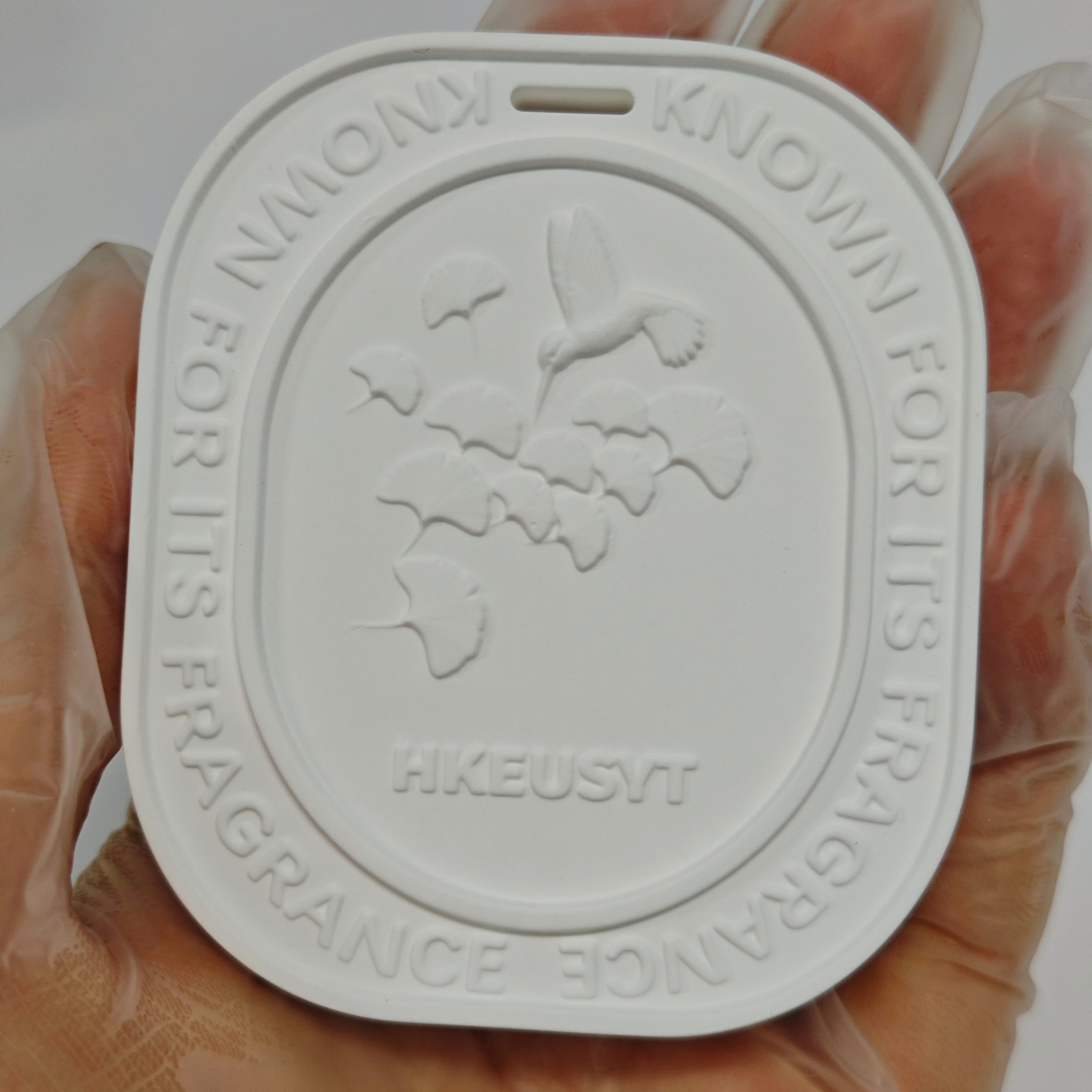 Customizable Ceramic Plates Gypsum Eco-friendly Aromatherapy Essential Oil Room Wardrobe Fragrance Clothing Fragrance Pendant - Image 14