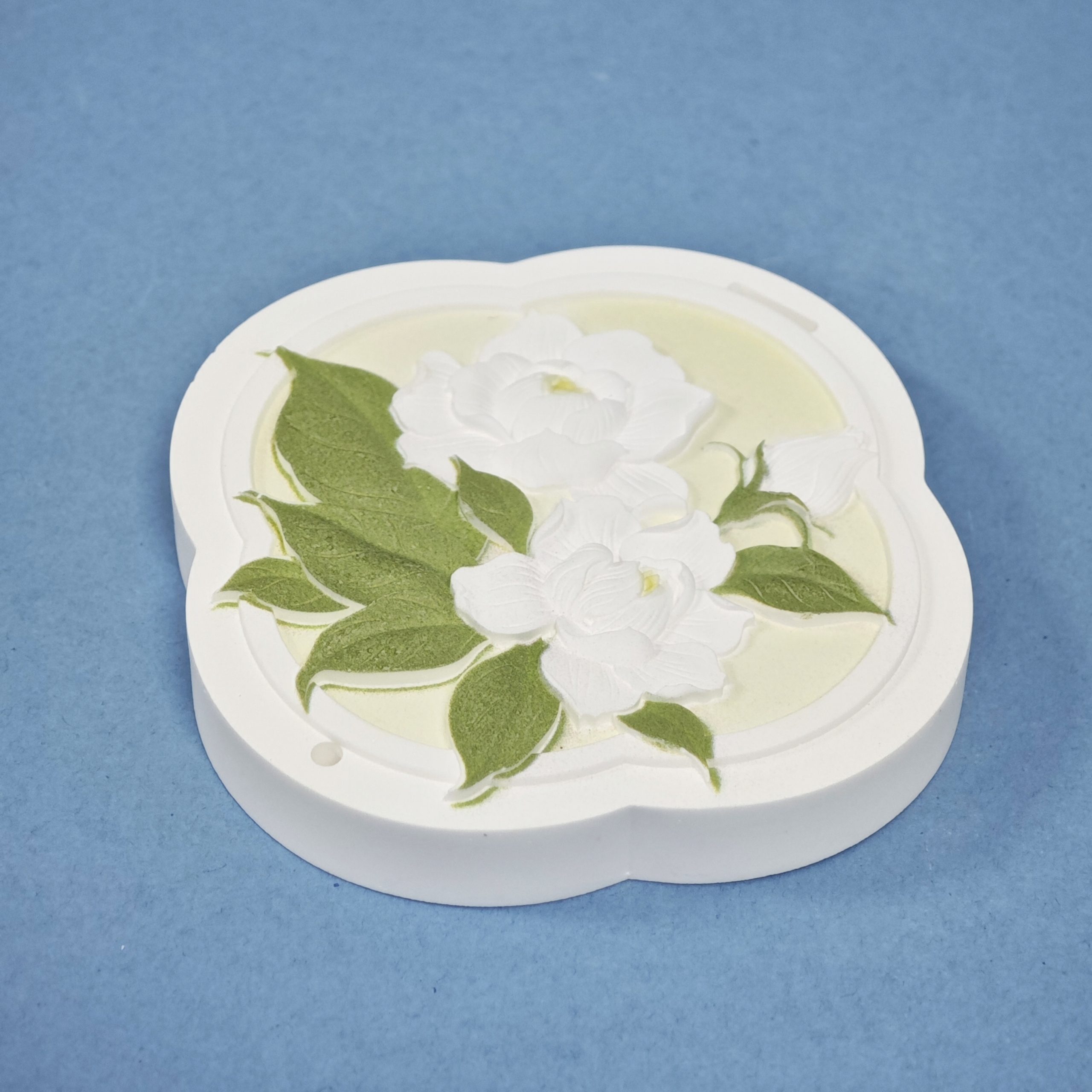 Chinese-Style Ceramic Diffuser Stone Gardenia Car Plaster Aroma Tablet Aromatherapy Fragrance Lasting Odor Removing Pendant - Image 4