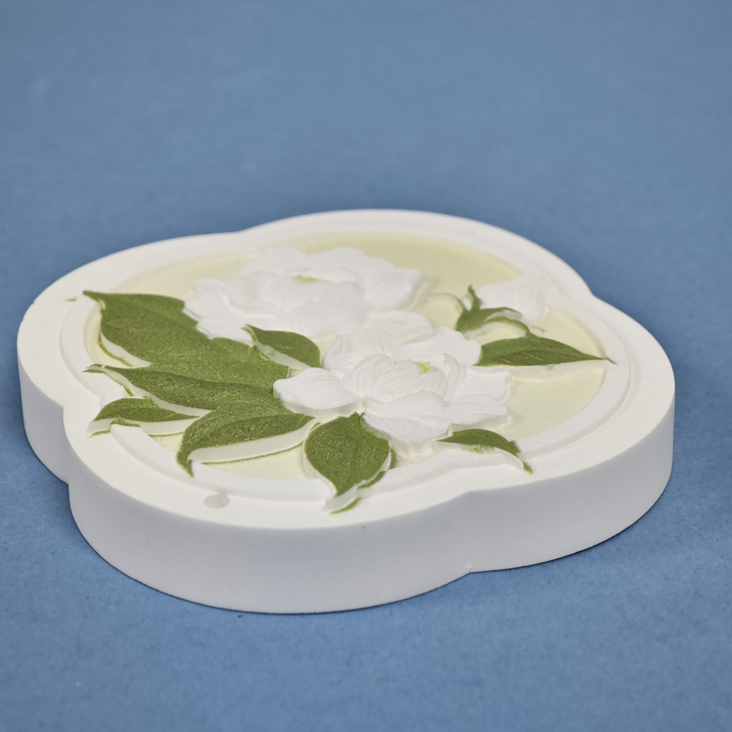 Chinese-Style Ceramic Diffuser Stone Gardenia Car Plaster Aroma Tablet Aromatherapy Fragrance Lasting Odor Removing Pendant - Image 6