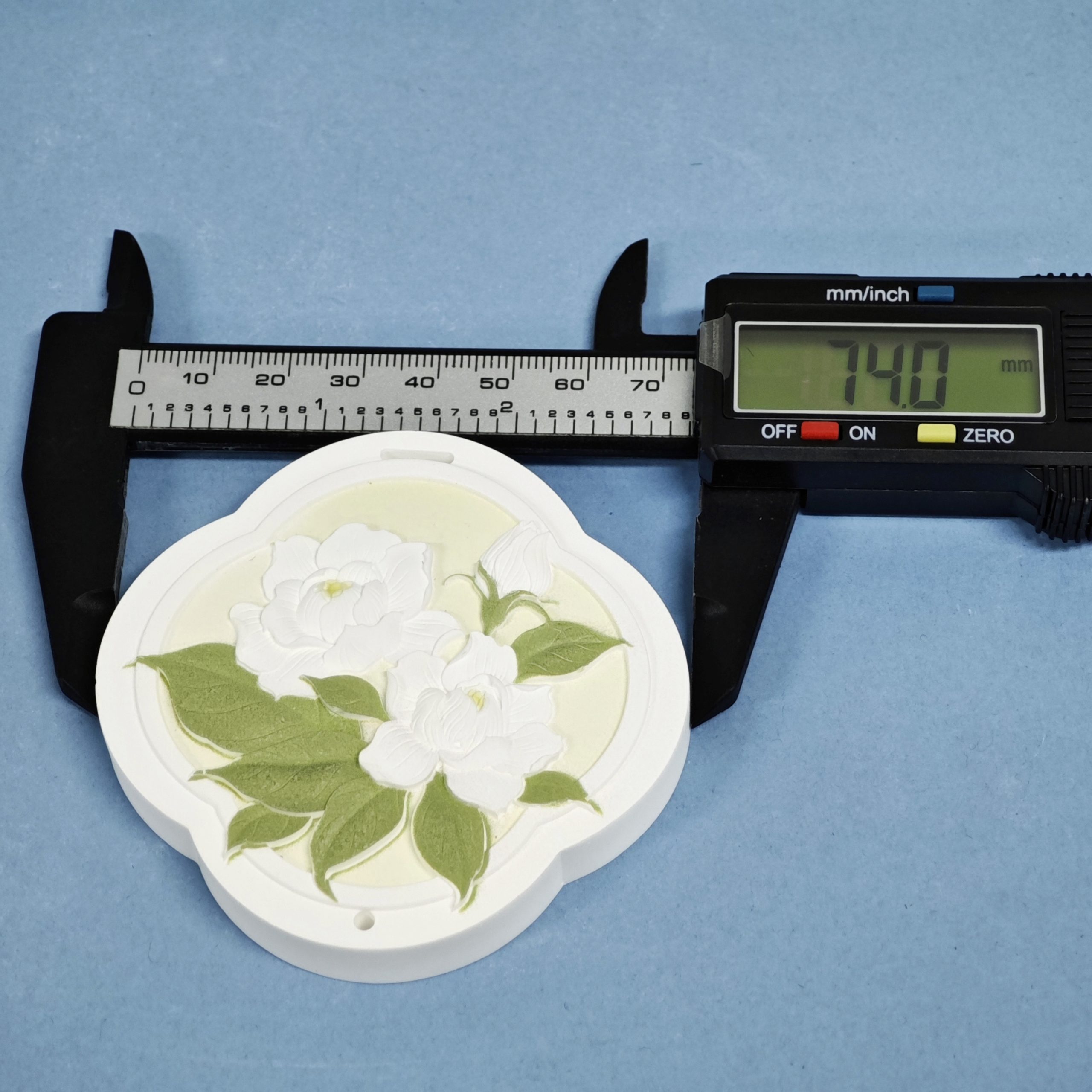 Chinese-Style Ceramic Diffuser Stone Gardenia Car Plaster Aroma Tablet Aromatherapy Fragrance Lasting Odor Removing Pendant - Image 7